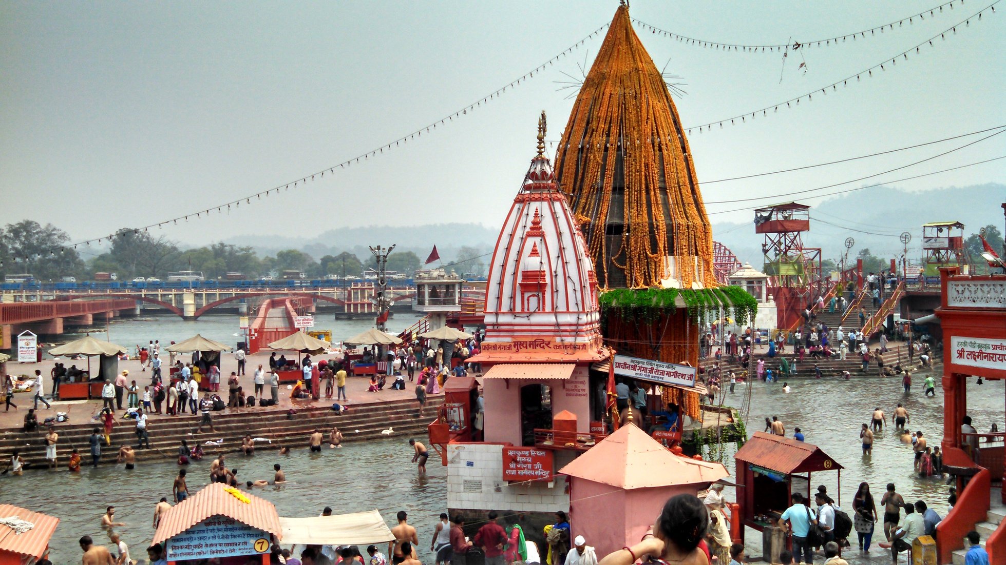 Pilgrims at Haridwar